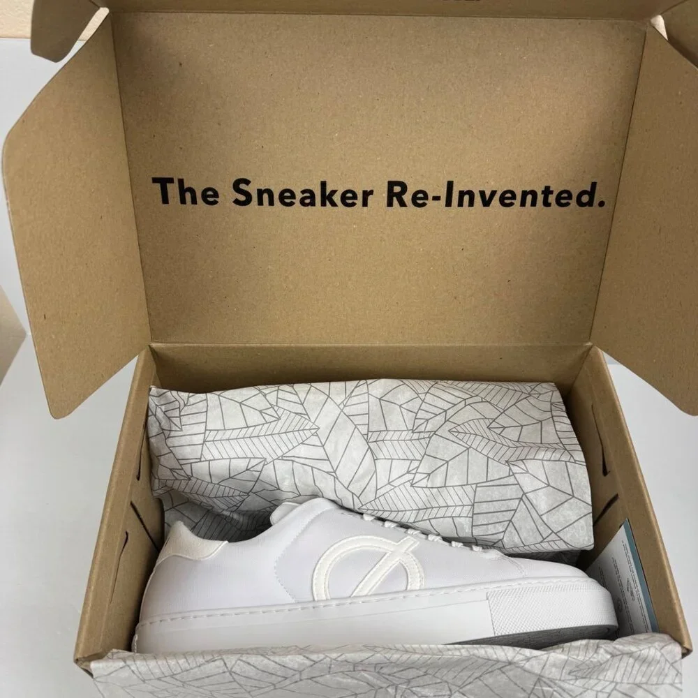 Loci NEW Nine White Sneakers Unisex EU 43 (Men's 10/Women's 11) Designer Court